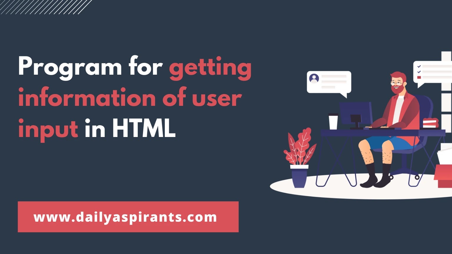 User Input In Html